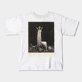 Princess, John Bauer - Lithograph 9 (1915) Kids T-Shirt